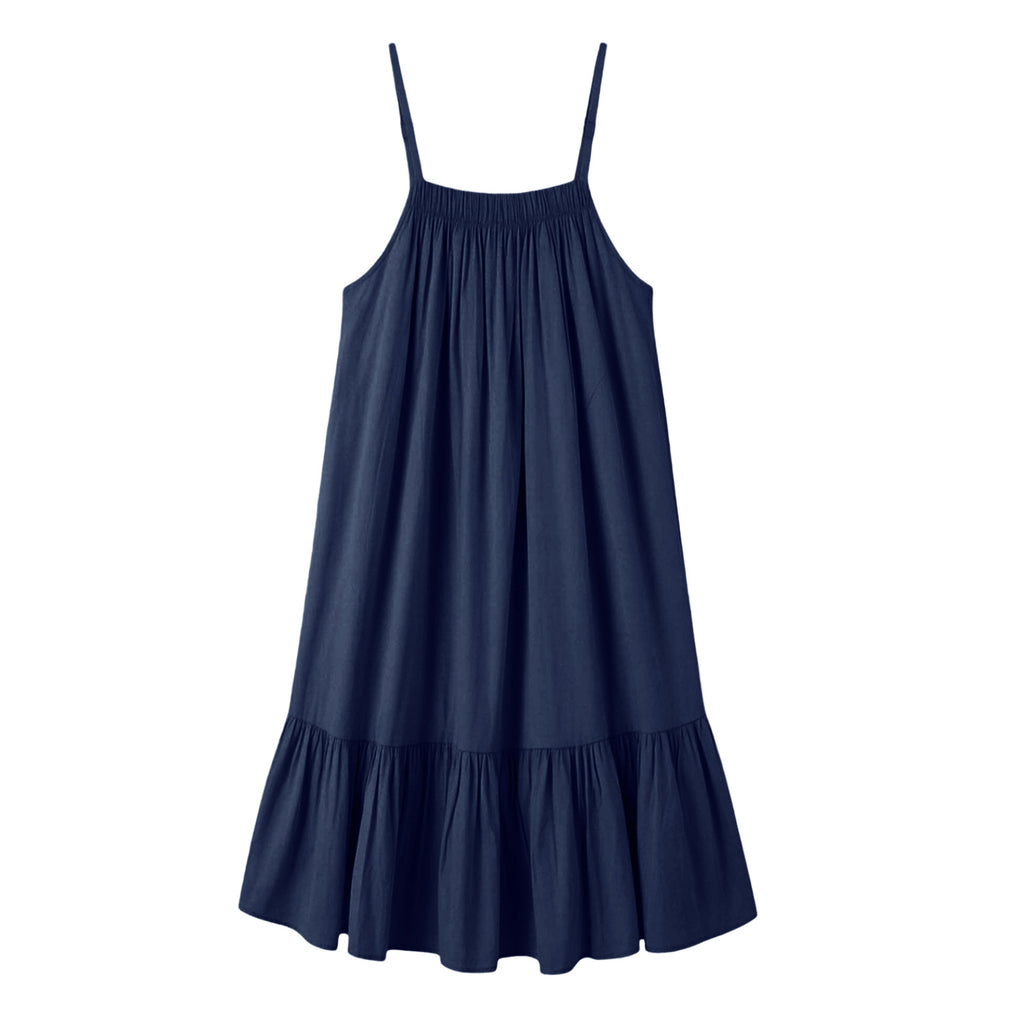 Strand-Strap-Dress im europäischen Stil