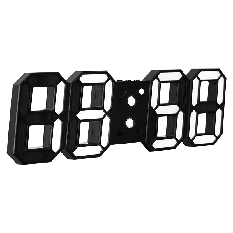 3D LED Wanduhr mit Fernbedienung – Bild 4 | LuxeStyle
