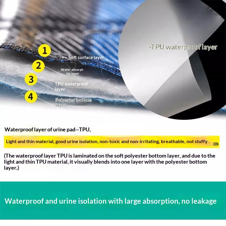 Waschbare Inkontinenz-Pads für Senioren