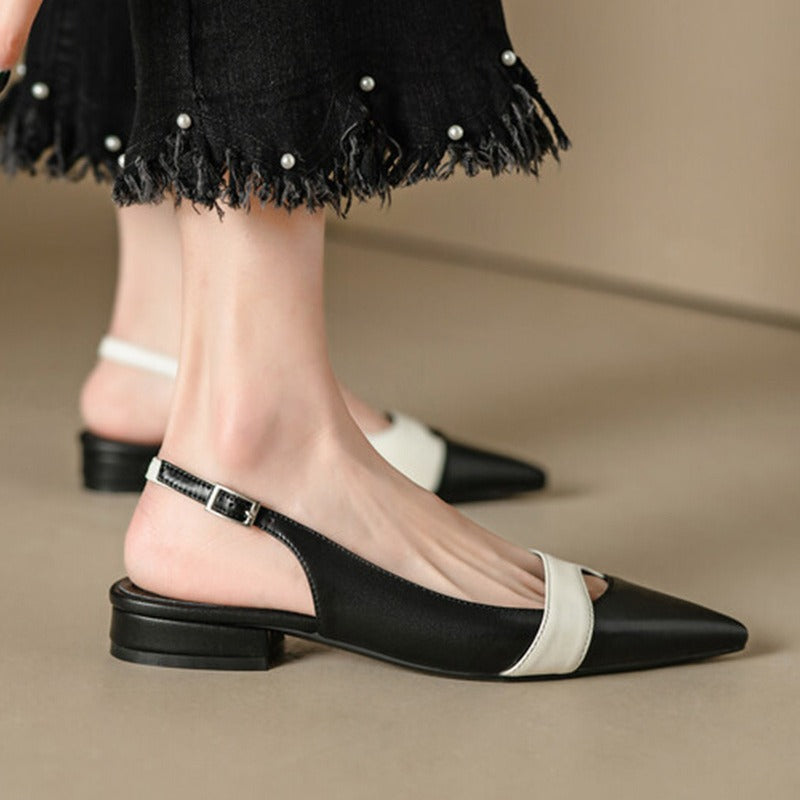 Retro-Pumps mit spitzer Zehe und Fesselriemen – Bild 3 | LuxeStyle