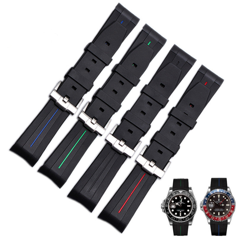 Uhrenarmband aus Kautschuk mit Dornschliesse – Bild 3 | LuxeStyle