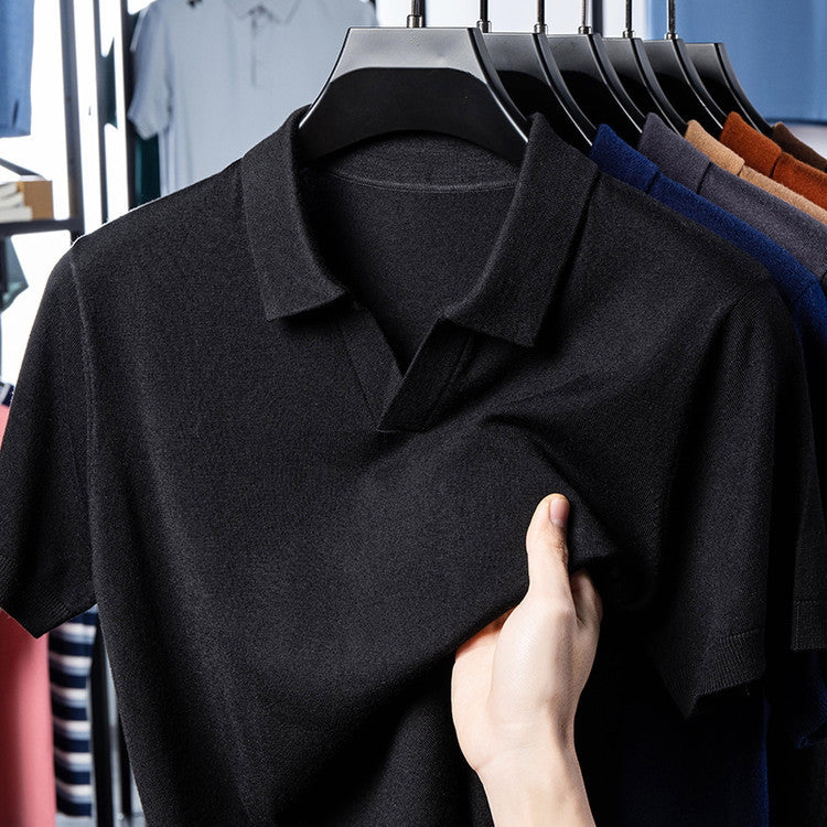 Vielseitiges dünnes Sport-Polohemd für Herren – Bild 9 | LuxeStyle