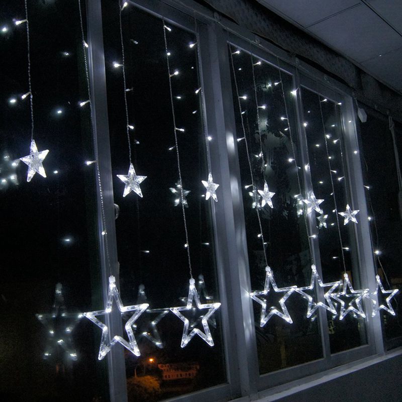 LED Vorhanglicht mit Sternen – 2,5 m – Bild 3 | LuxeStyle