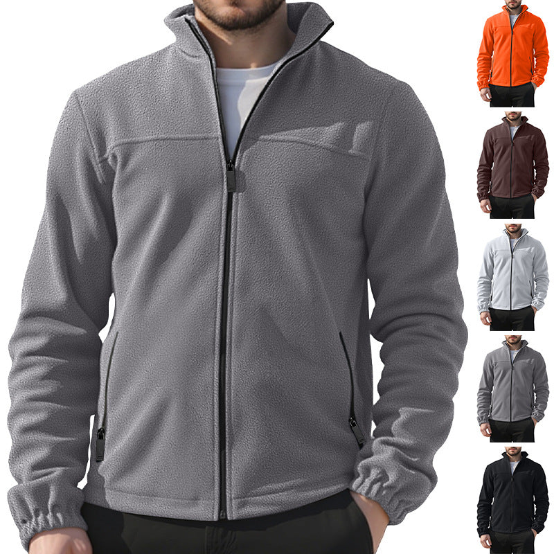 Outdoor-Fleecejacke mit Stehkragen – Bild 9 | LuxeStyle