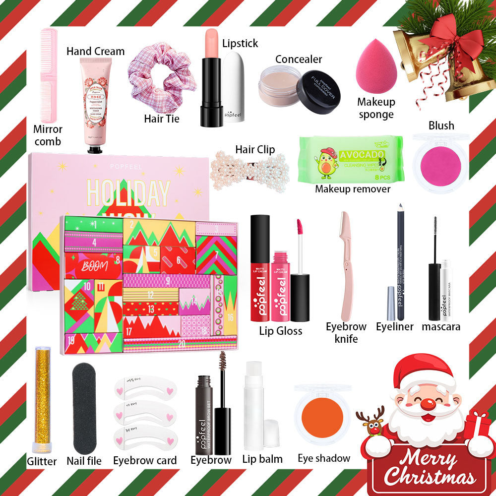 Make-up-Geschenkset in Rosarot – Bild 2 | LuxeStyle