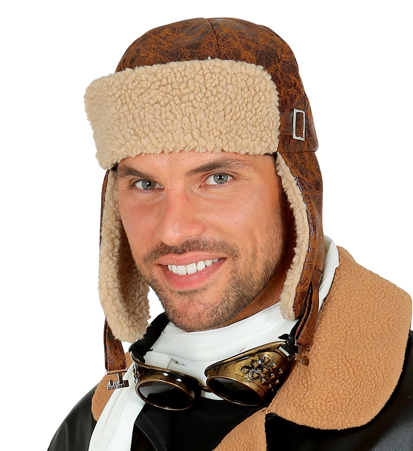 Fliegermütze braun gefüttert