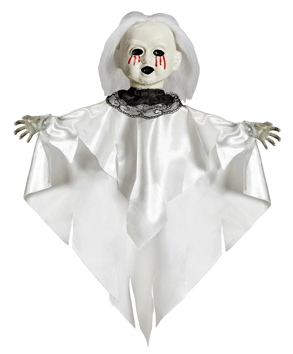 Gruselpuppe 50 cm weiss – Bild 1 | LuxeStyle