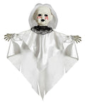 Gruselpuppe 50 cm weiss