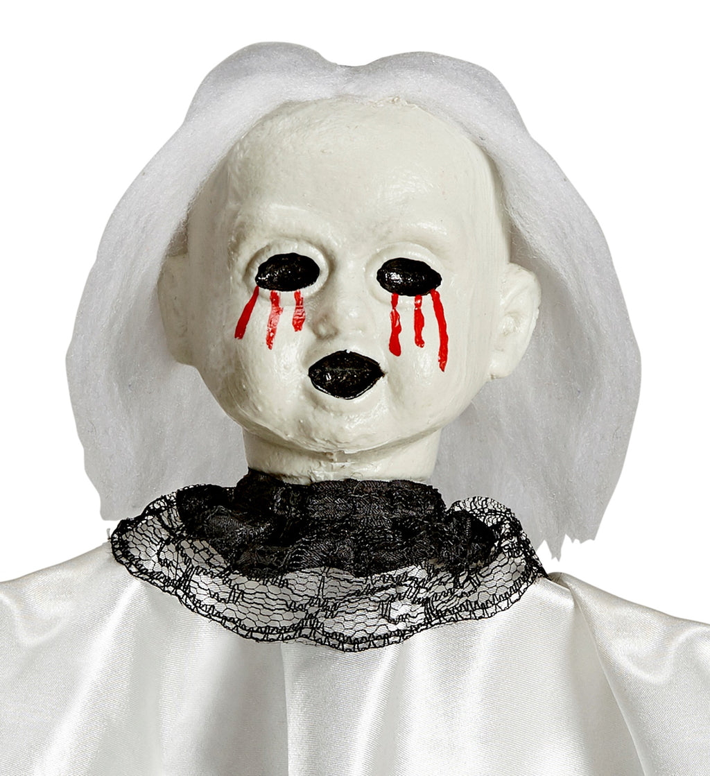 Gruselpuppe 50 cm weiss – Bild 2 | LuxeStyle