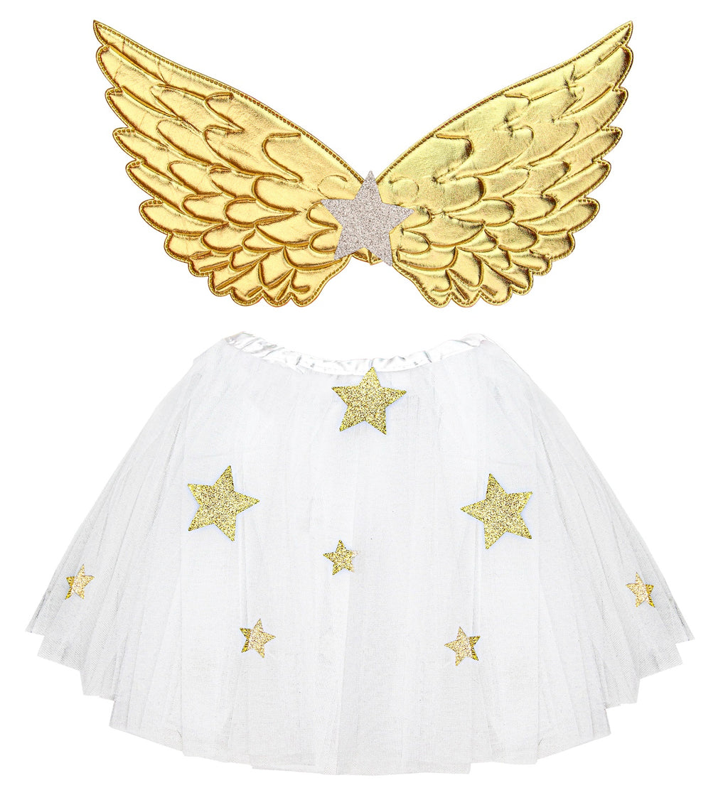 Engel Tutu und Flügel weiss – Bild 2 | LuxeStyle