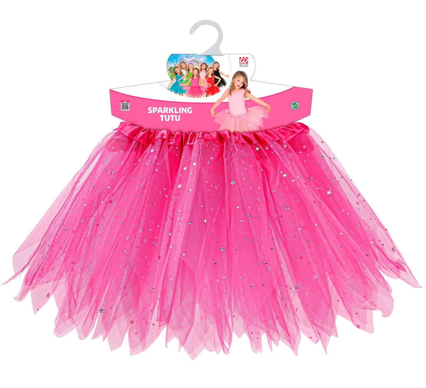Tutu pink giltzernder Stoff