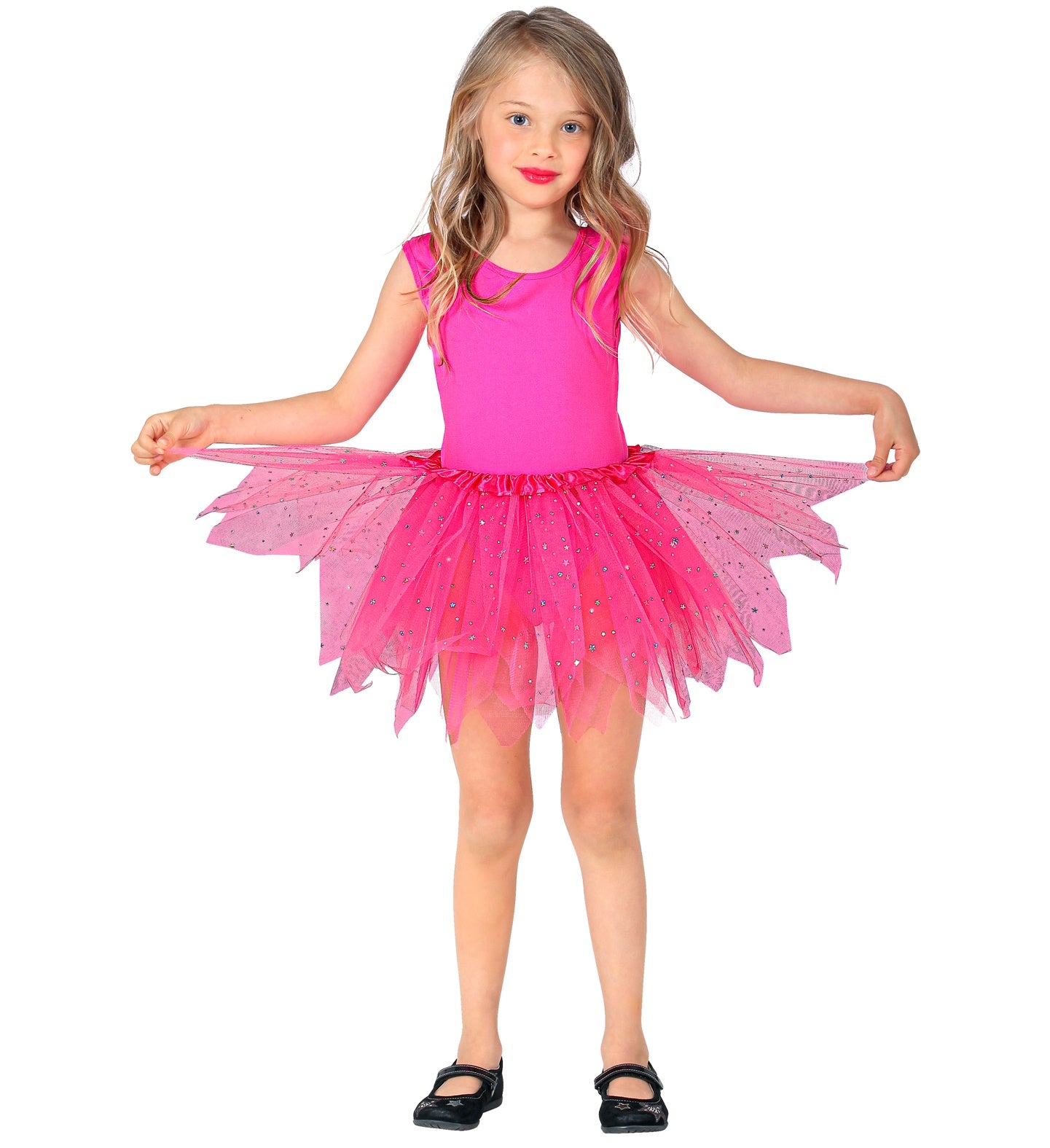 Tutu pink giltzernder Stoff