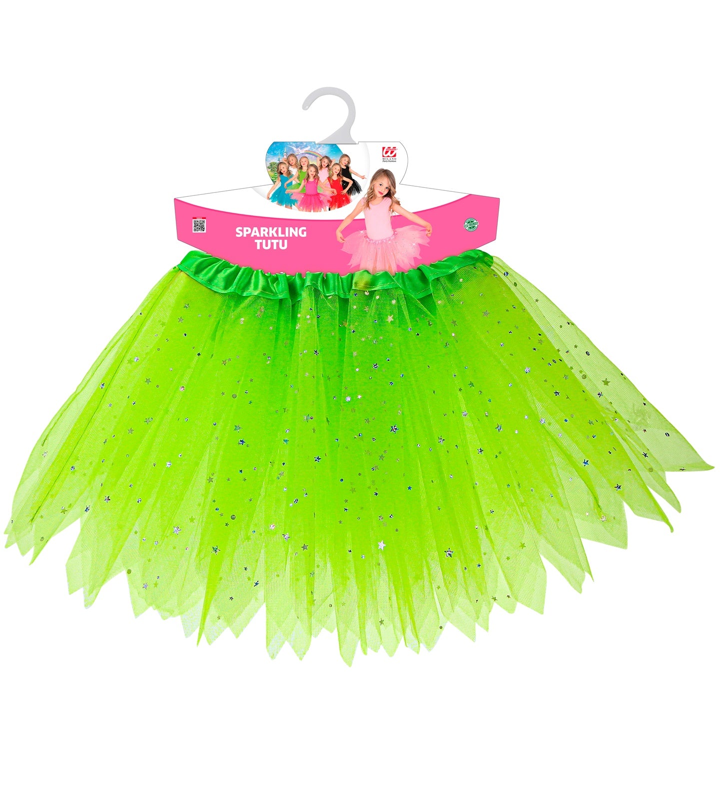 Tutu grün giltzernder Stoff