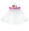 Tutu weiss giltzernder Stoff