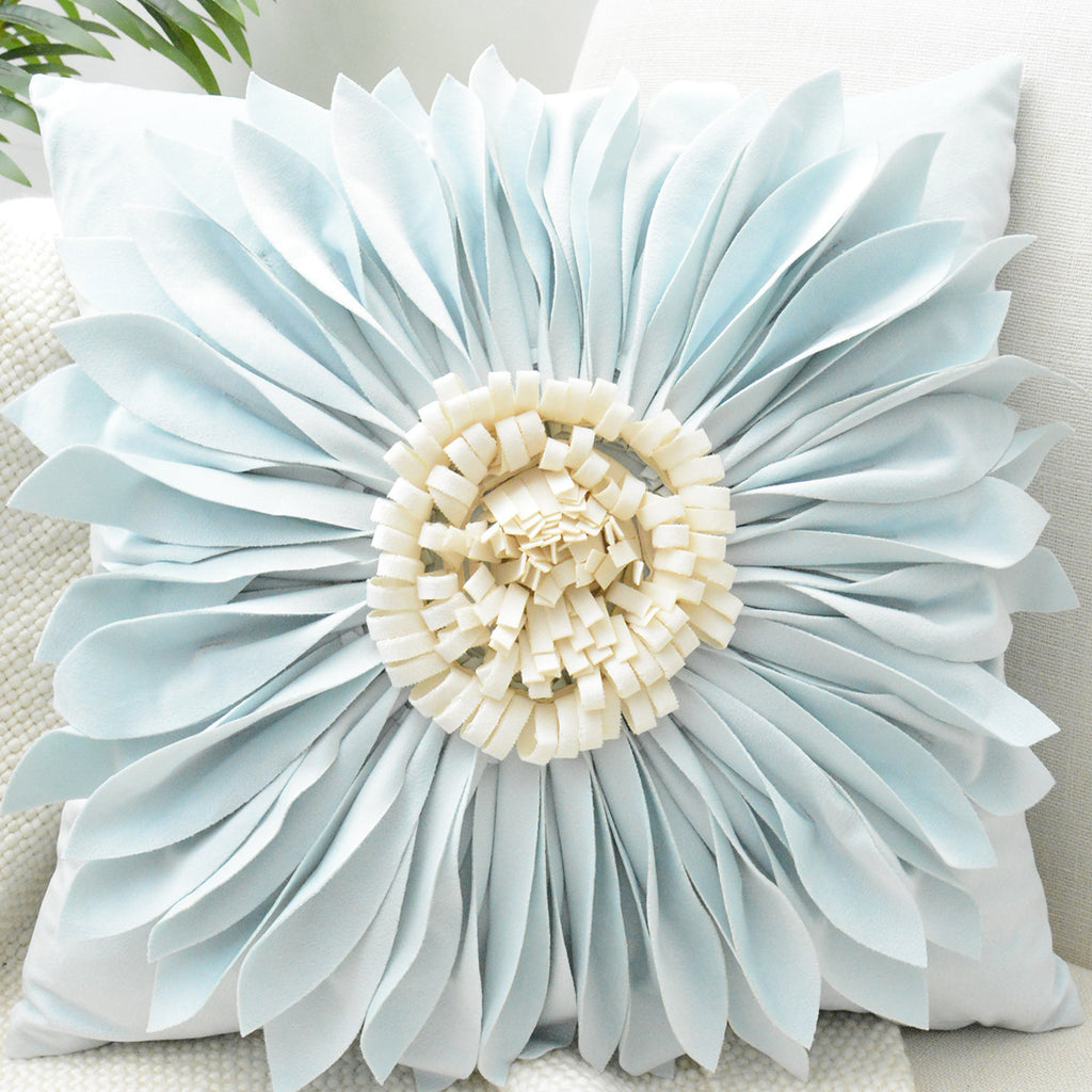 Kissenbezug Chrysantheme, einfarbig