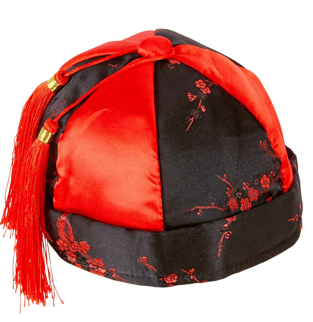 Hut rot/schwarz Chinese – Bild 1 | LuxeStyle