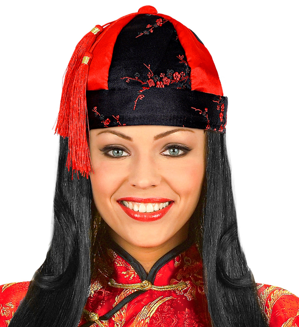 Hut rot/schwarz Chinese – Bild 2 | LuxeStyle