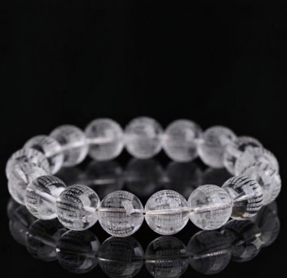 Himalaya Bergkristall Perlenarmband