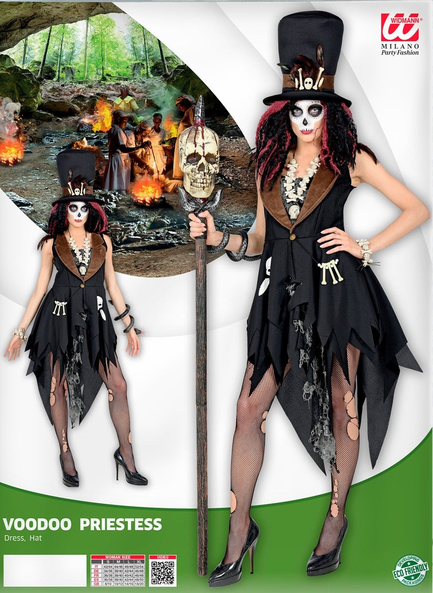 Kostüm Voodoo Priesterin · Gr. L
