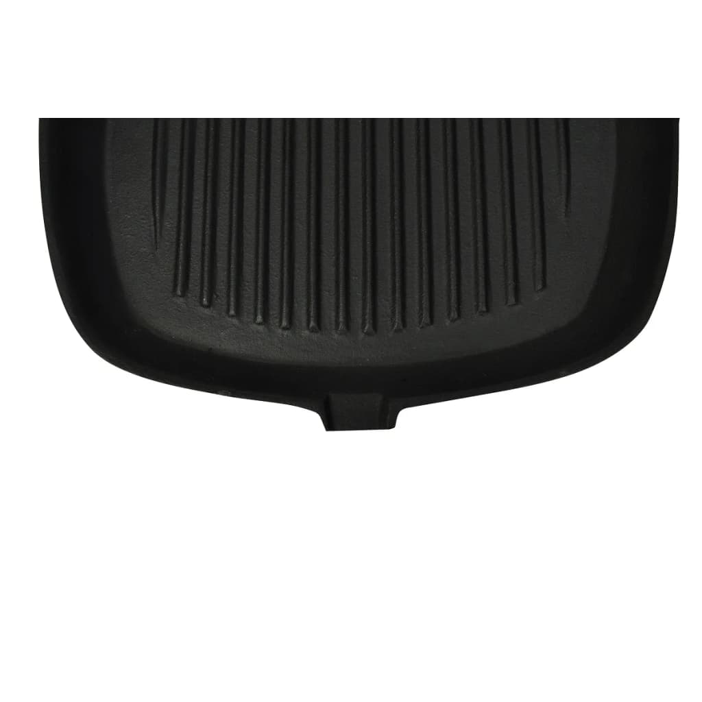 Grillpfanne Gusseisen mit Holzgriff 20x20 cm