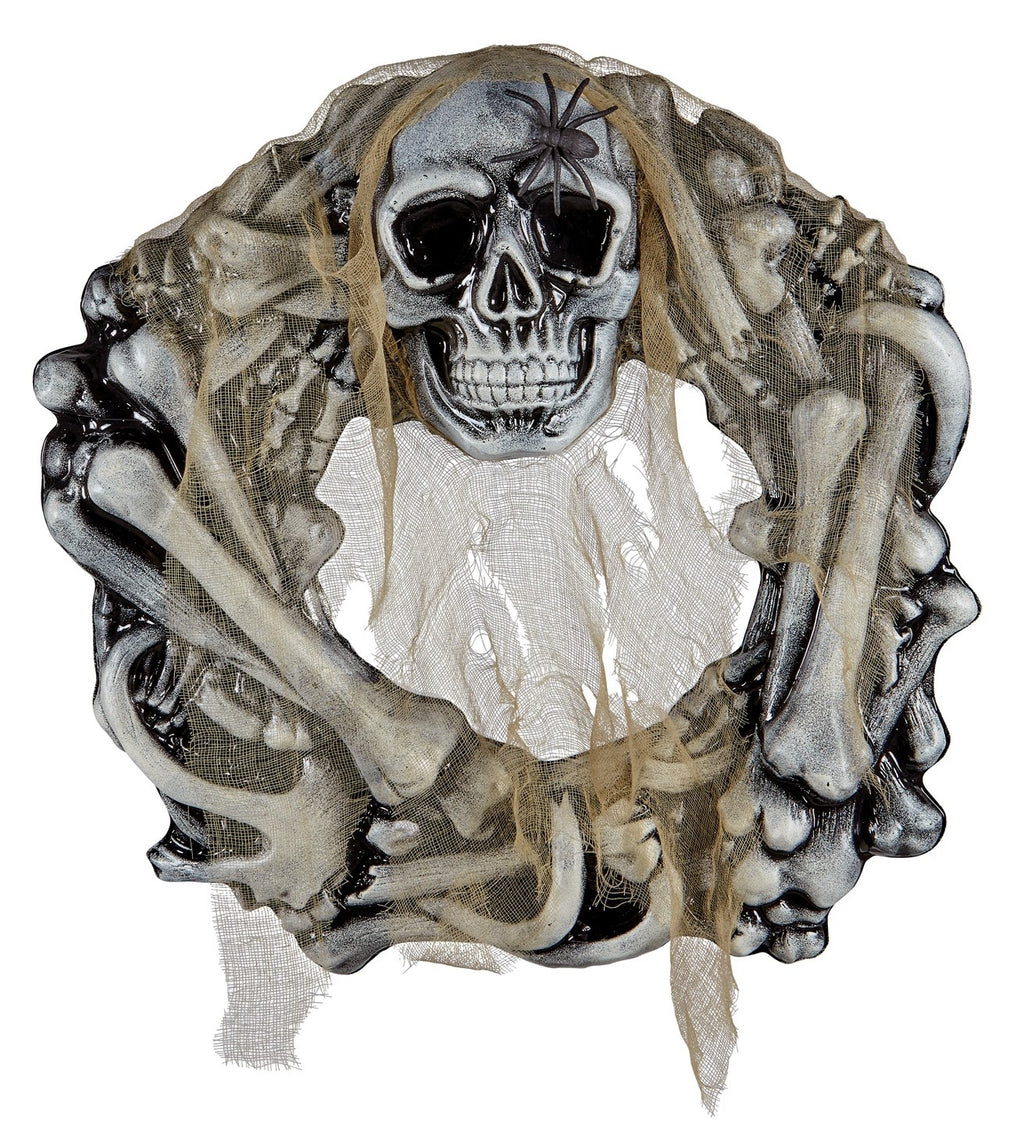 Wanddeko Kranz Totenkopf – Bild 1 | LuxeStyle