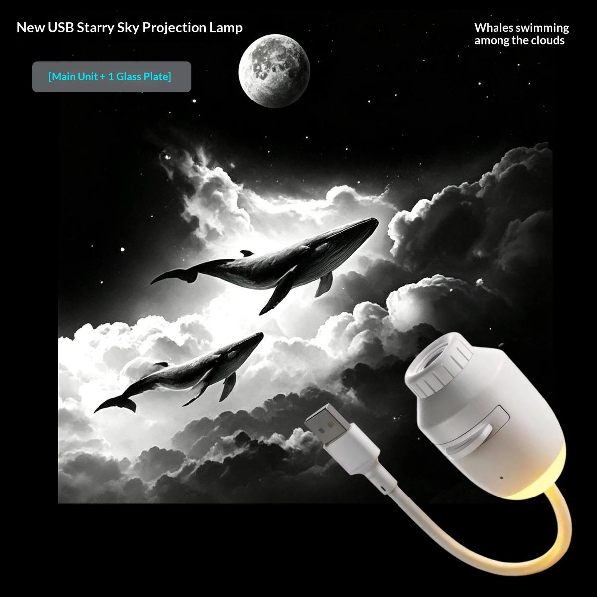USB Sternprojektor mit austauschbaren Filmdiscs – Bild 4 | LuxeStyle