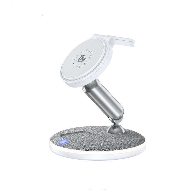 Multifunktionales 3-in-1 Wireless Ladegerät mit Licht