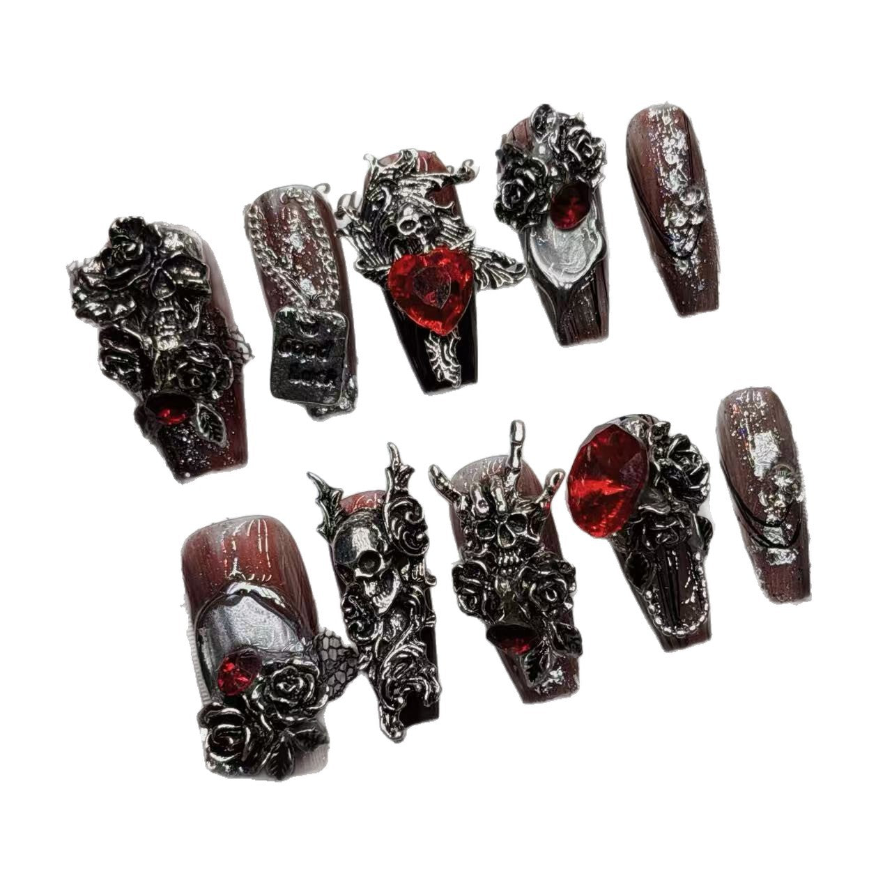 Aufhellende handgemachte Wearable Nails