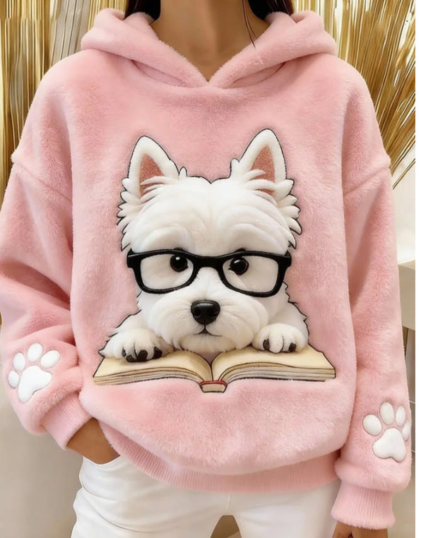 3D-Print Hoodie mit Doppeltasche für Katzen