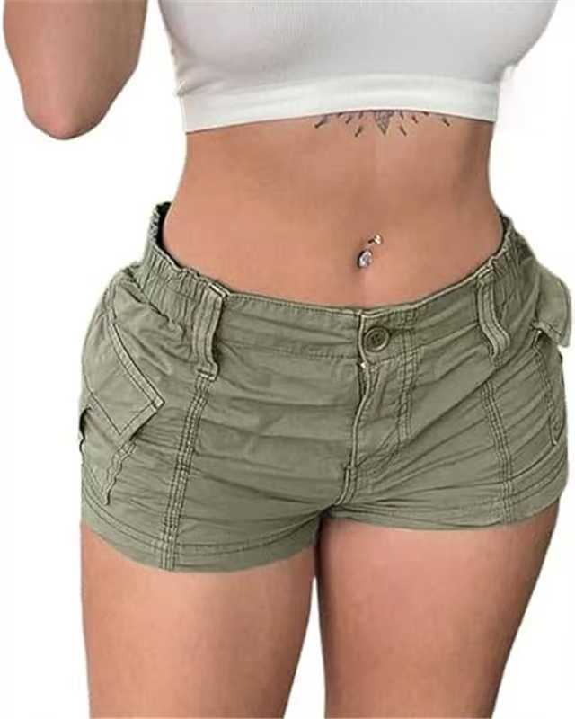 Elegante Cargo Denim Shorts für Damen