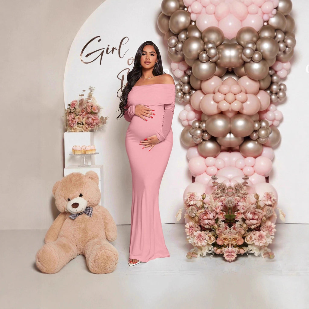 Off-Shoulder Mermaid Maxikleid – Bild 4 | LuxeStyle