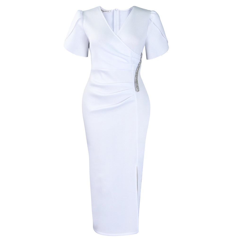 Elegantes, figurbetontes Damen-Kleid – Bild 3 | LuxeStyle