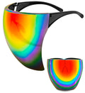 Gesichtsvisier Regenbogen