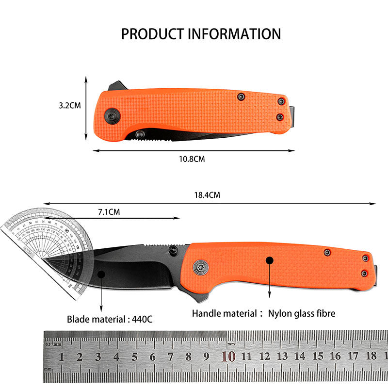 Multifunktionales Survival-Klappmesser – Ansicht 2