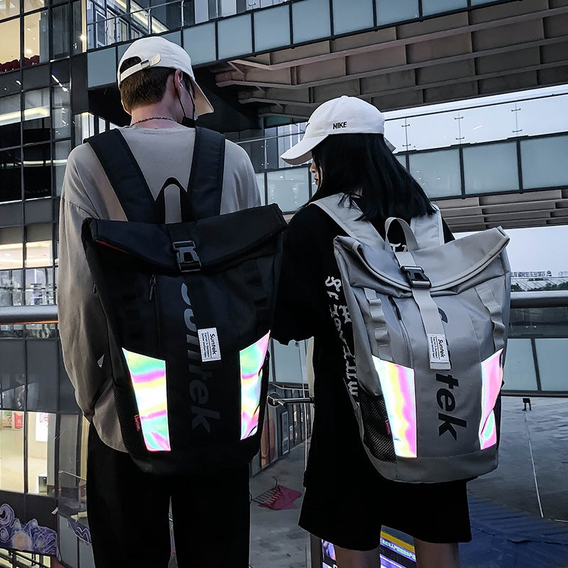 Grosser Schulranzen-Rucksack aus Nylon – Bild 2 | LuxeStyle