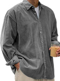Lässige Cord-Hemdjacke für Herren – Bild 19 | LuxeStyle