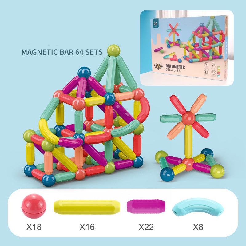 Magnetische Bausteine für Kinder