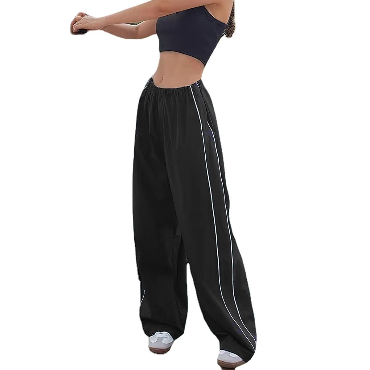 Weite Freizeithose mit Kordelzug