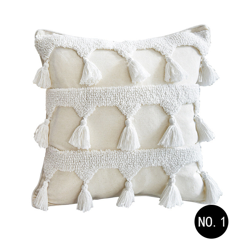 Marokkanisches Kissen mit geometrischem Muster – Bild 7 | LuxeStyle