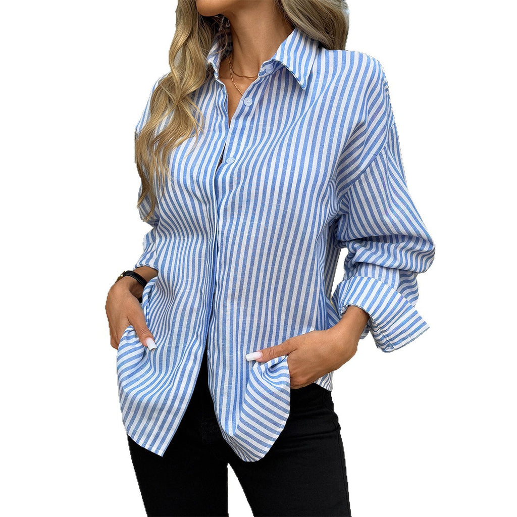 Gestreiftes Hemd im Commuter-Stil – Bild 4 | LuxeStyle