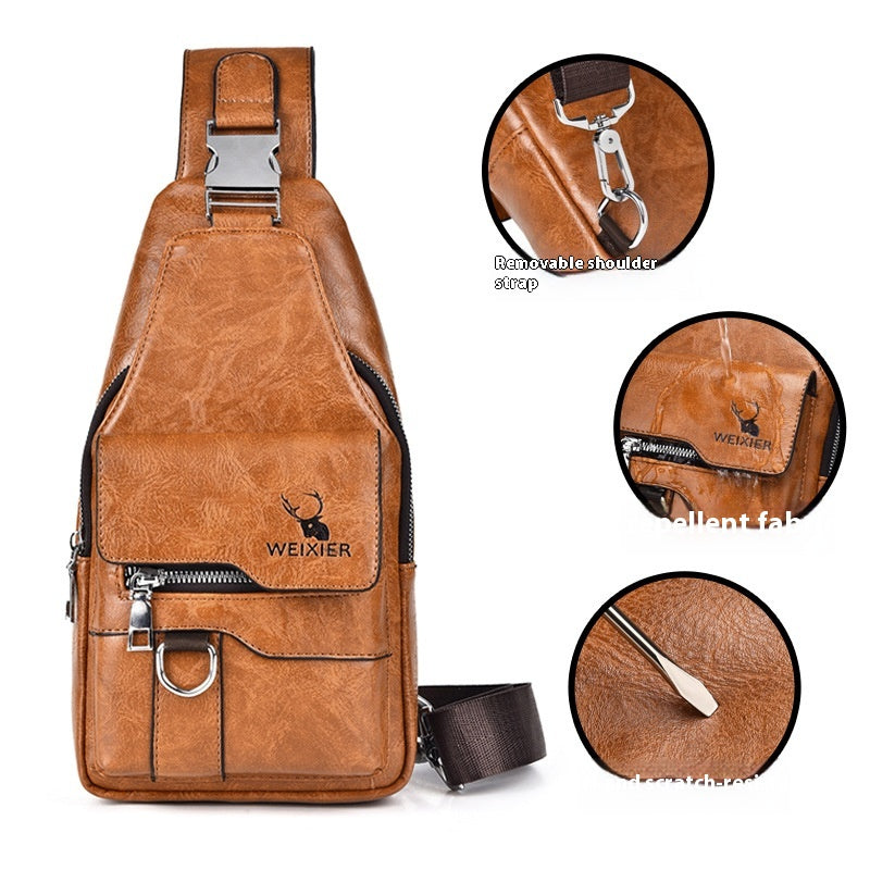 Grosses wasserdichtes Schultertasche Retro | LuxeStyle
