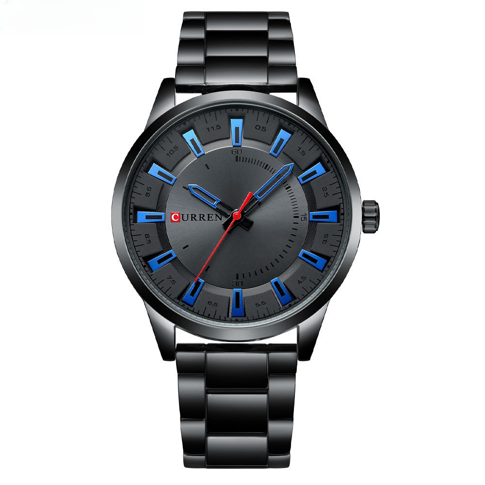 Herren Business-Uhr Quarz mit Stahlarmband – Bild 11 | LuxeStyle