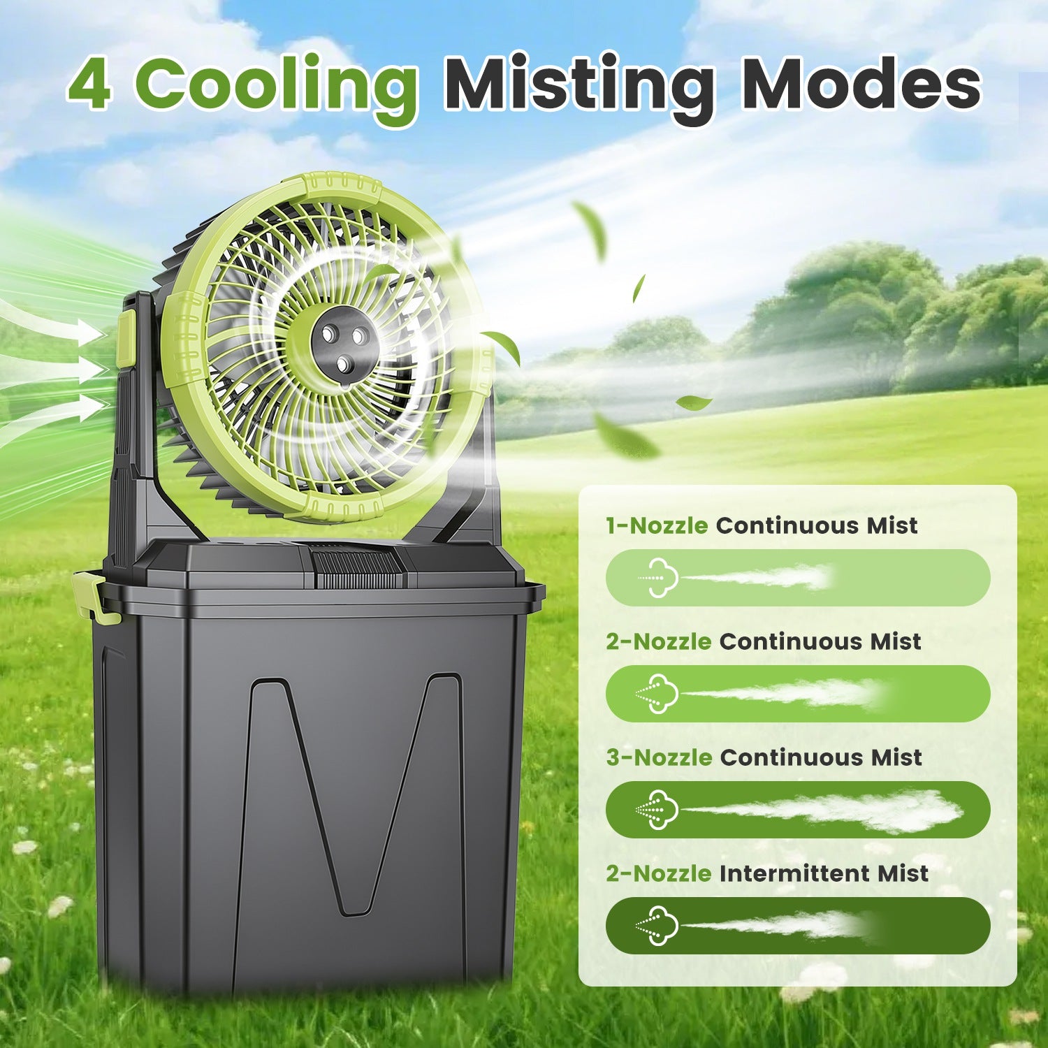 Misting-Fan mit 5 Funktionen