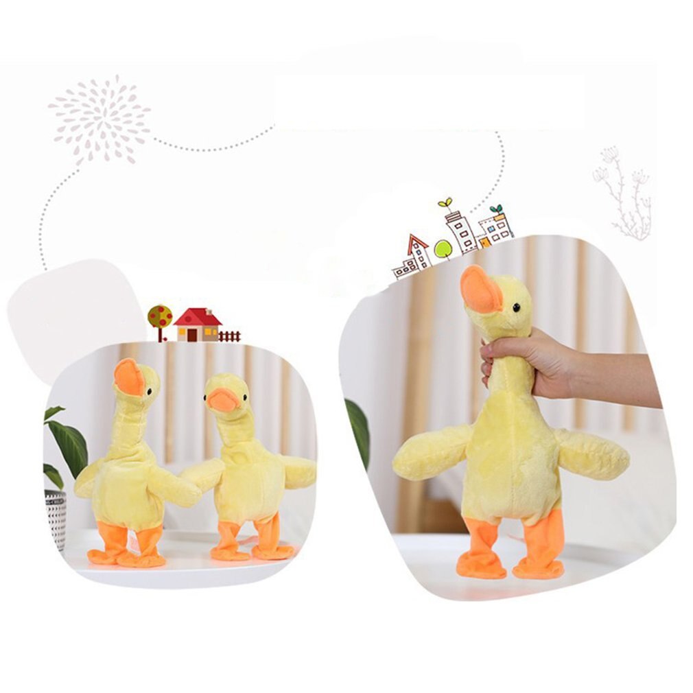 Singende & Sprechende Ente mit Ladehals