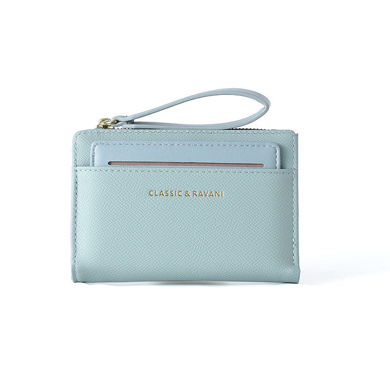 Schlichte einfarbige Damen-Geldbörse | LuxeStyle