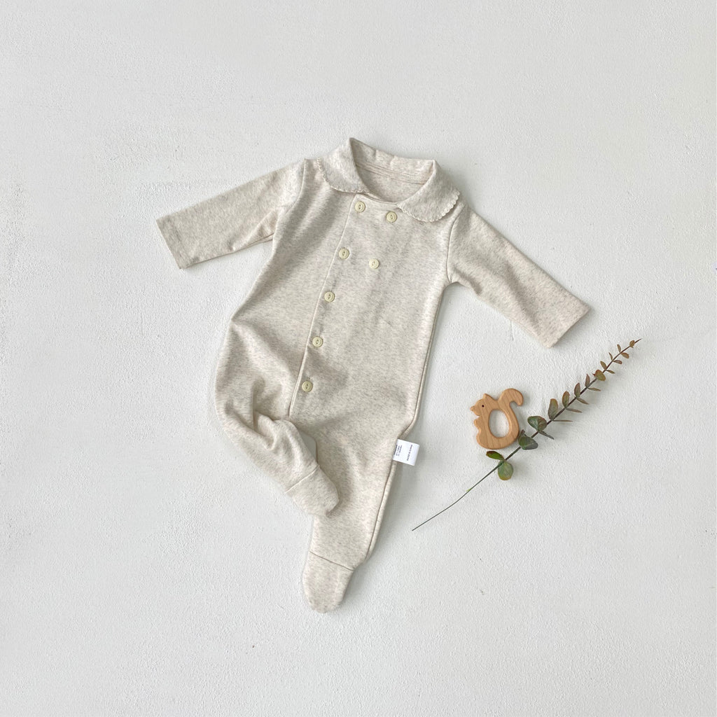 Baby Strampler mit Peter-Pan-Kragen – Bild 3 | LuxeStyle