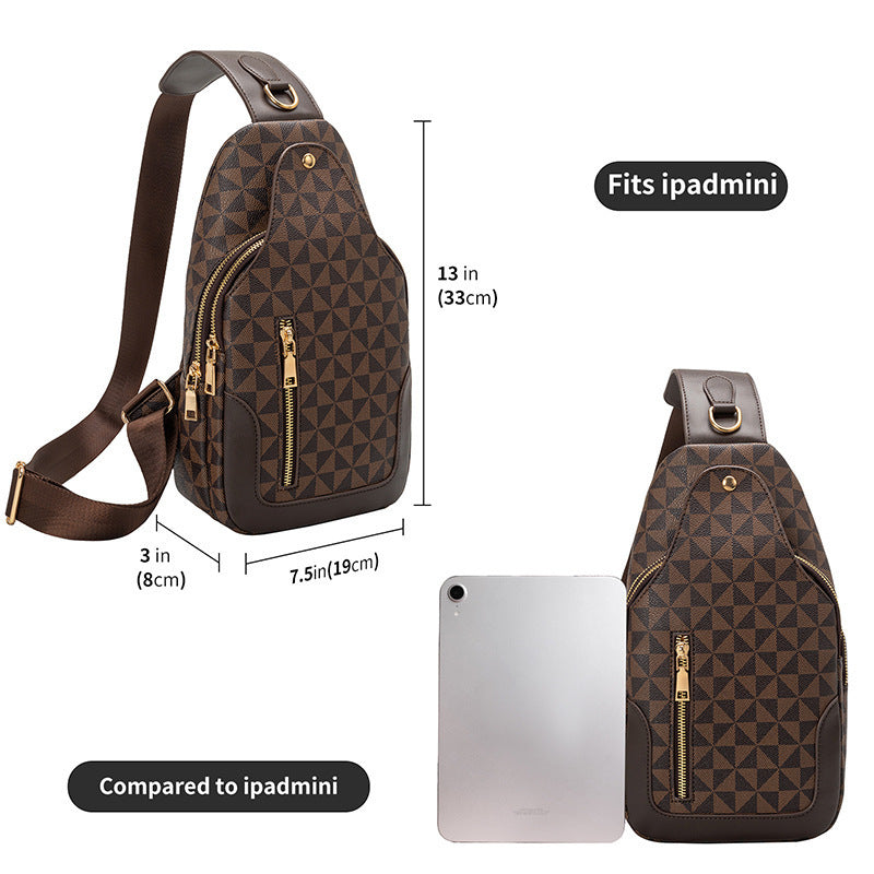 Retro-Brusttasche für Herren