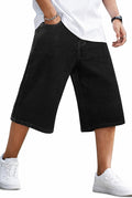 Vintage-Wasch Y2K Denim Shorts für Herren