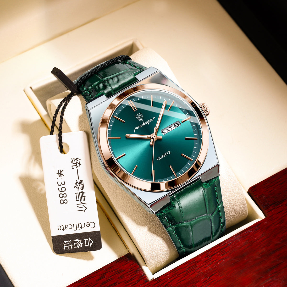Ultraflache Herrenuhr, wasserdicht – Bild 9 | LuxeStyle