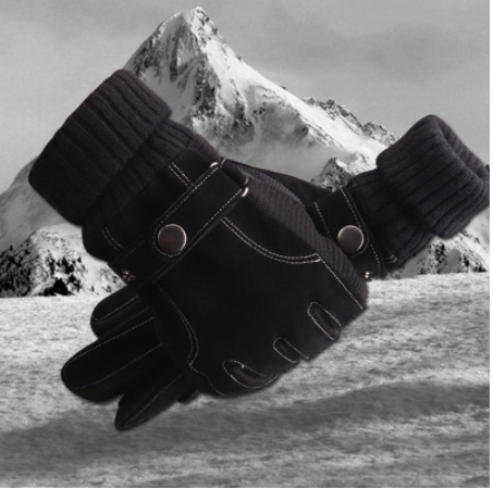 Warme Lederhandschuhe für Herren | LuxeStyle
